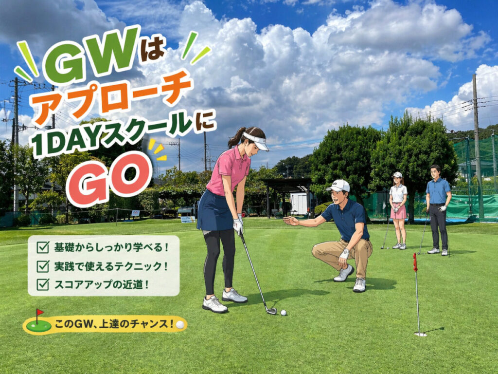 GWは天然芝でレッスン！